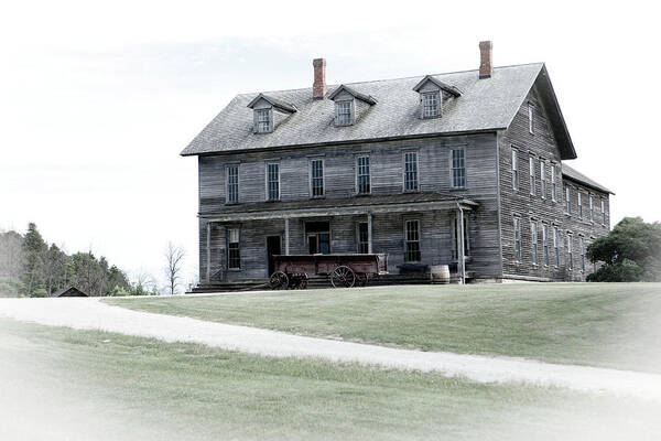 Fayette Poster featuring the photograph Fayette Town Building by Rich S