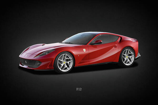 Ferrari F12 Poster featuring the photograph Ferrari F12 by Mark Rogan