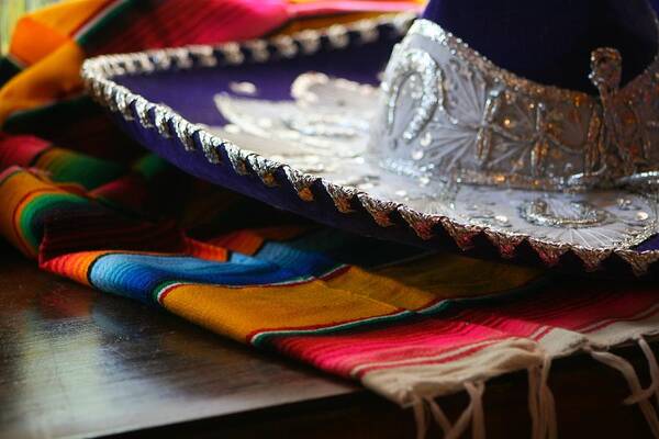 Sombrero Poster featuring the photograph Festive Fancy by Phil Cappiali Jr