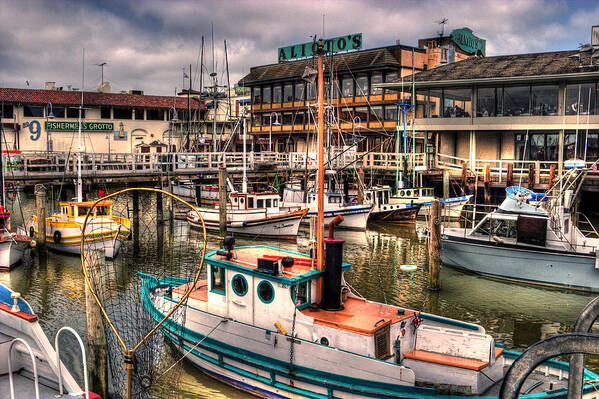 San Francisco Poster featuring the photograph Fisherman's Wharf by Lee Santa