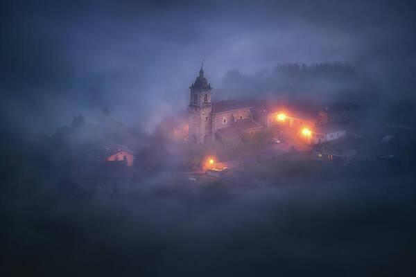 Village Poster featuring the photograph Forgotten realms by Mikel Martinez de Osaba