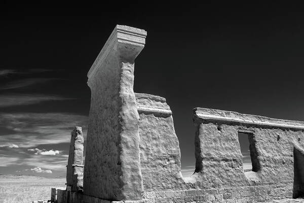 New Mexico Poster featuring the photograph Fort Union Ruins by James Barber