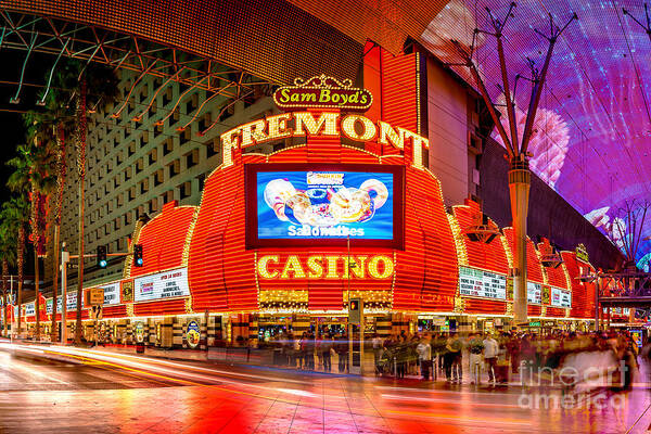Las Vegas Poster featuring the photograph Fremont Casino by Az Jackson