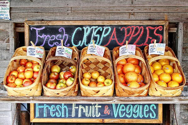 Fresh Fruit Poster featuring the photograph Fresh Fruit by Don Margulis