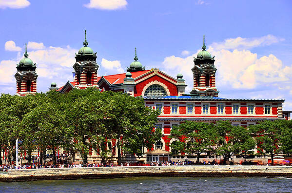 Ellis Island Poster featuring the photograph Gateway by Iryna Goodall