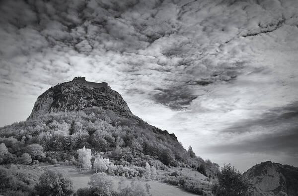 Languedoc-rousillon Poster featuring the photograph Ghosts of Montsegur by Jean Gill