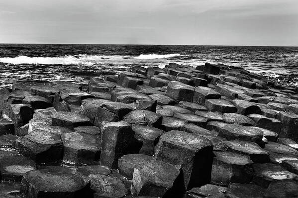 Giant's Causeway Poster featuring the photograph Giant's Causeway 3 by Terence Davis
