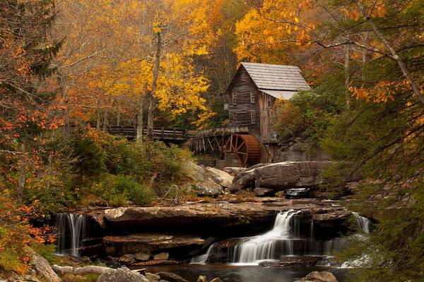 Mill Poster featuring the photograph Glades Creek Mill - West Virginia by Doug McPherson