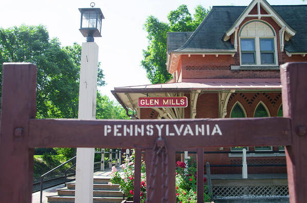 Glen Poster featuring the photograph Glen Mills Pennsylvania by Bill Cannon