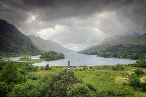 Glenfinnan Poster featuring the photograph Glenfinnan Valley by Ray Devlin