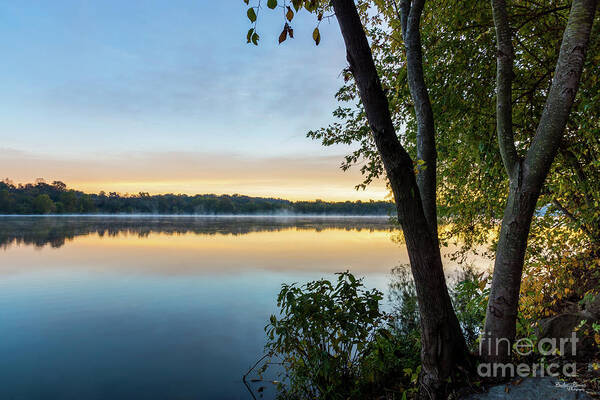 Ozarks Poster featuring the photograph Glorious Autumn Morning by Jennifer White