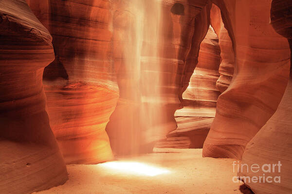 Antelope Canyon Poster featuring the photograph Glow - Antelope Canyon by Martin Williams