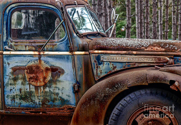 Truck Poster featuring the photograph Go Blue by Terry Doyle