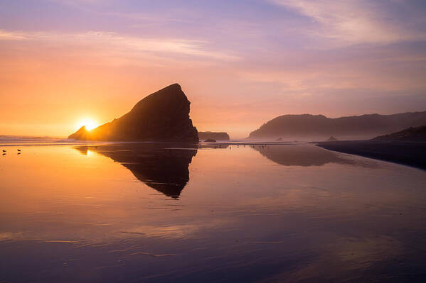 Oregon Poster featuring the photograph Gold Beach by Dustin LeFevre