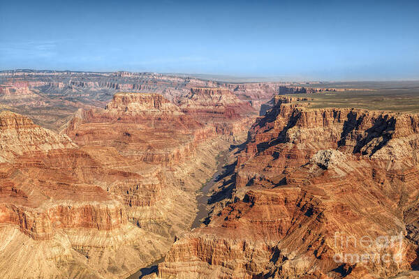 Grand Canyon Poster featuring the photograph Grand Canyon Aerial View by Daniel Heine