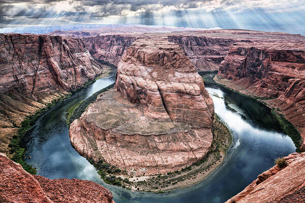 Grand Canyon Poster featuring the photograph Grand Canyon Horseshoe Bend by Gigi Ebert