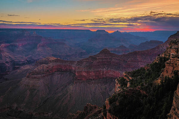 Arizona Poster featuring the photograph Grand Canyon Sunrise by John Hight