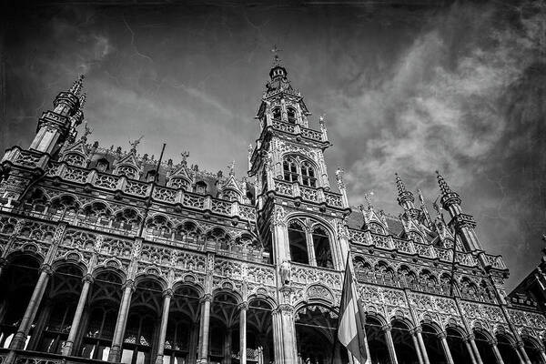 Brussels Poster featuring the photograph Grand Place Architecture Brussels by Carol Japp