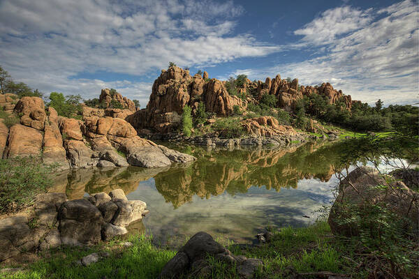 Granite Poster featuring the photograph Granite Dells by Sue Cullumber