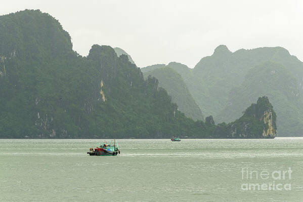 Island Poster featuring the photograph Ha Long Bay 3 by Werner Padarin