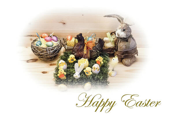 Easter Poster featuring the photograph Happy Easter - 6 by Paul MAURICE
