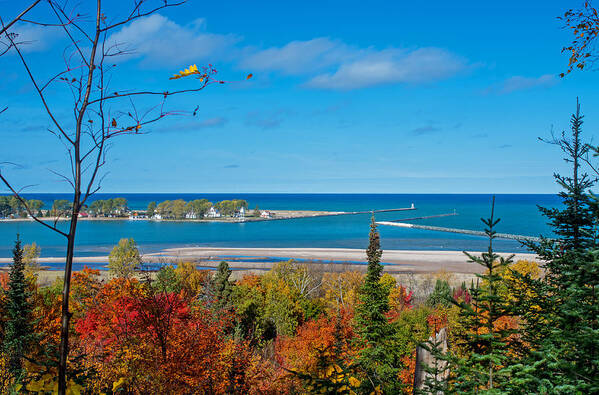 Grand Marais Michigan Poster featuring the photograph Harbor View by Gary McCormick