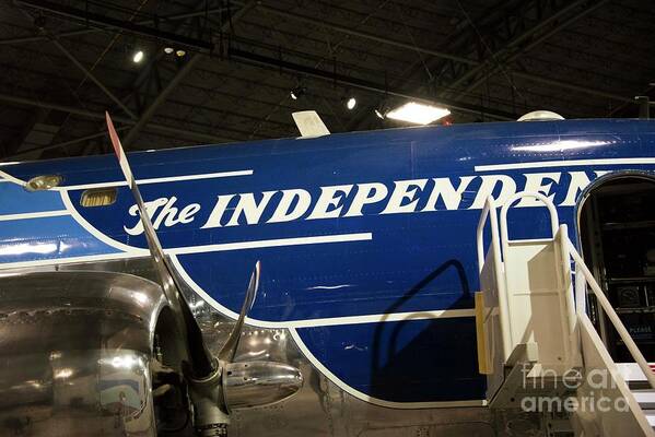 Independence Poster featuring the photograph Harry Truman Air Force One - 2 by David Bearden
