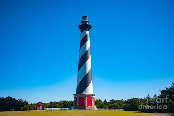 Hatteras Lighthouse Poster featuring the photograph Outer Banks OBX #5 by Buddy Morrison