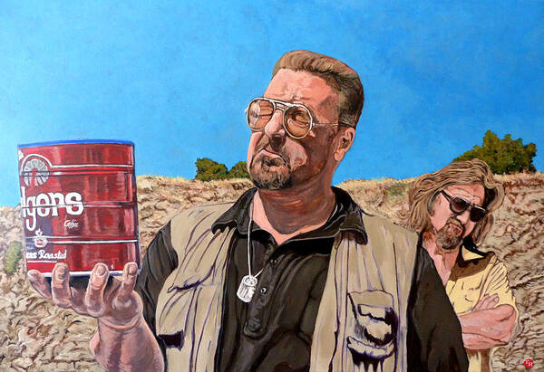 Walter Poster featuring the painting He Was One Of Us by Tom Roderick