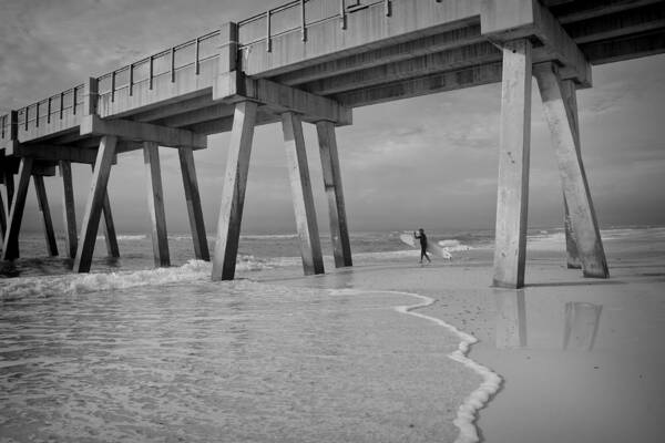 Pier Poster featuring the photograph Headed Out by Renee Hardison