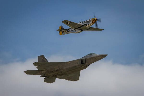 Raptor Poster featuring the photograph Heritage Flight by Mike Burgquist