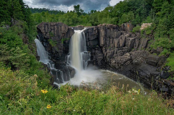 Grand Portage Poster featuring the photograph High Falls by Gary McCormick