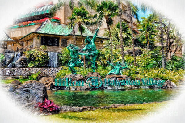 Hawaii Poster featuring the photograph Hilton Hawaiian Village Waikiki Beach Resort by Sue Melvin