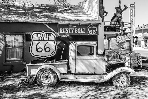 Route 66 Poster featuring the photograph Historic 66 Roadside by Anthony Sacco