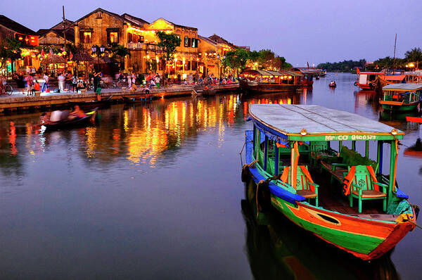 Hoi An Poster featuring the photograph Hoi An riverfront by Fabrizio Troiani