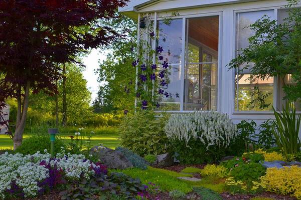 Colors Poster featuring the photograph Home Garden by Michael Mrozik