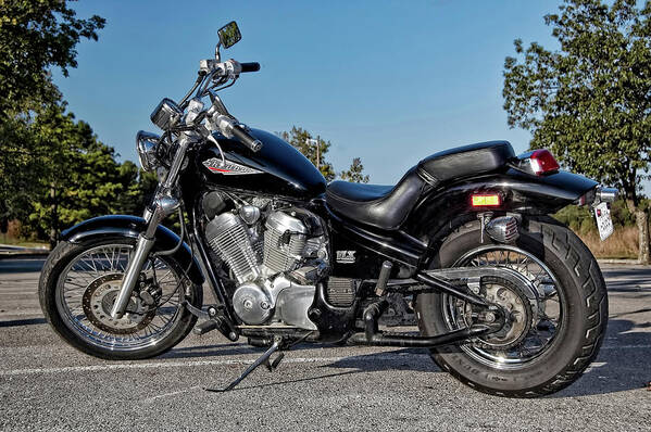 Honda Poster featuring the photograph Honda Shadow by Amber Flowers