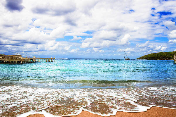 Honduras Poster featuring the photograph Honduras Beach by Marlo Horne