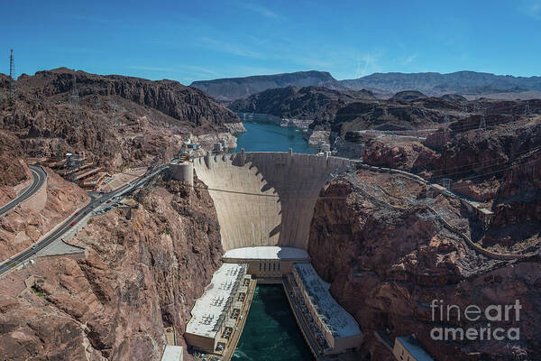 Nevada Poster featuring the photograph Hoover Dam by Michael Ver Sprill