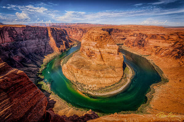 Horseshoe Bend Poster featuring the photograph Horseshoe Bend by Rikk Flohr