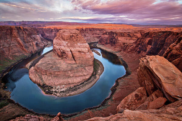Arizona Poster featuring the photograph Horseshoe Bend by Wesley Aston