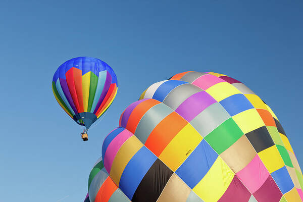 Hot Air Balloon Poster featuring the photograph Hot Air Balloons #1 by Rich S