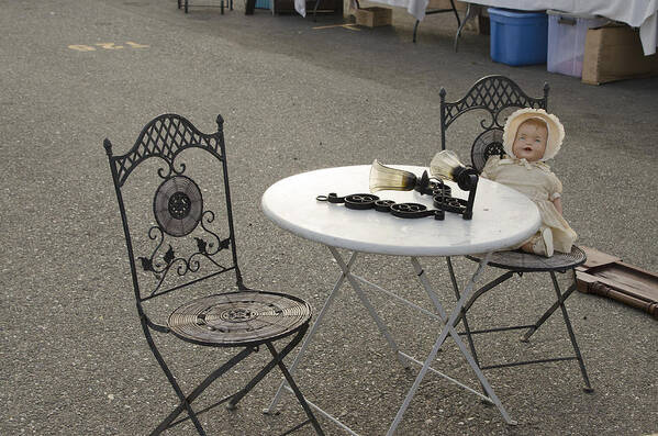 Doll Poster featuring the photograph I saved you a seat by Erik Burg
