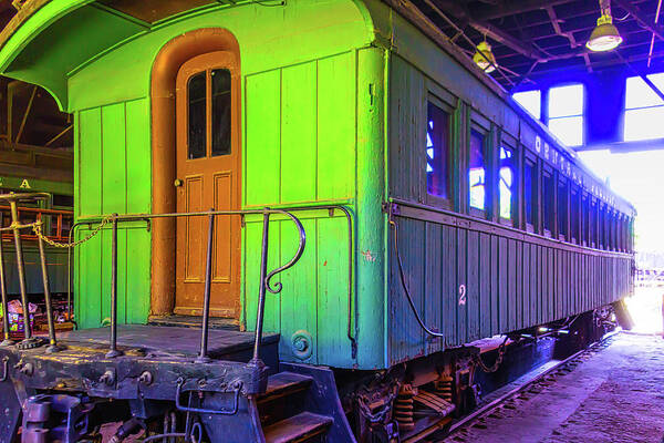 Old Poster featuring the photograph Immigrant Passenger Car by Garry Gay