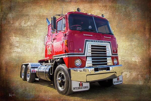 Truck Poster featuring the photograph Inter Cabover by Keith Hawley