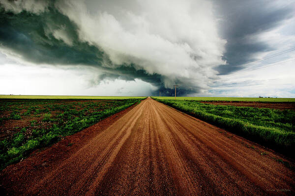 Weather Poster featuring the photograph Into The Storm by Brian Gustafson