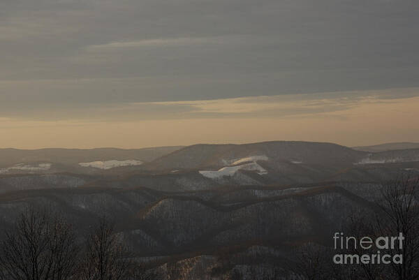 Winter Poster featuring the photograph January Evening by Randy Bodkins