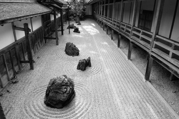 Japan Poster featuring the photograph Japanese Zen Garden by Sebastian Musial