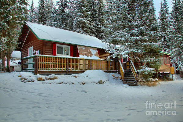 Jasper Poster featuring the photograph Jasper Winter Seclusion by Adam Jewell