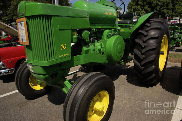 Tractor Poster featuring the photograph John Deere 70 by Mike Eingle